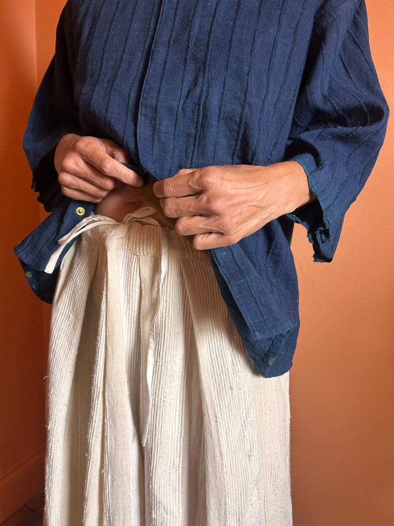 Iro Iro Drizzle Skirt / Ecru