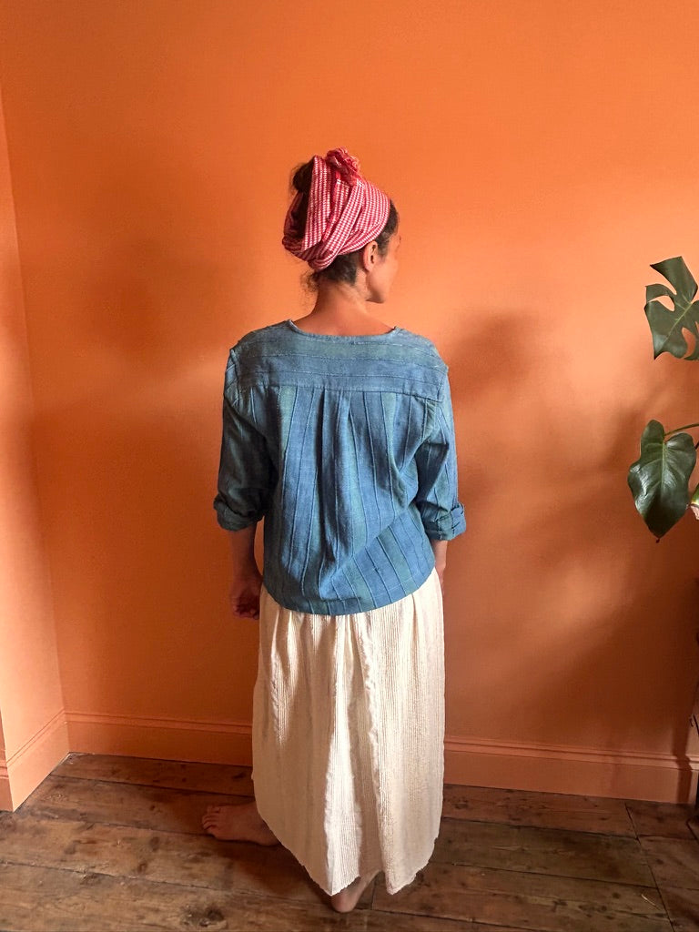Iro Iro Drizzle Skirt / Ecru