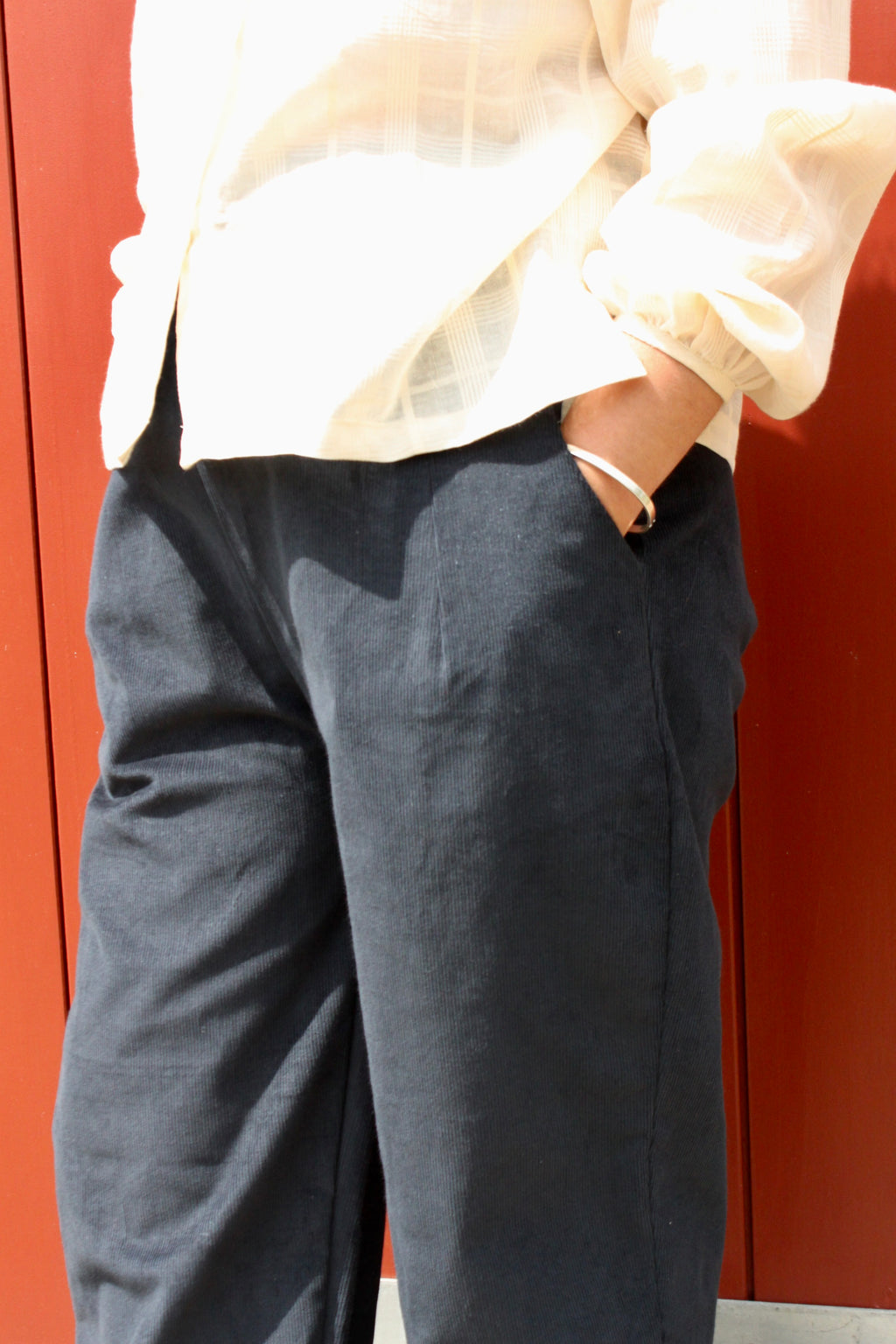 Kaely Russell Corduroy Trousers / Navy