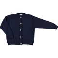 Poudre Organic Petal Cotton Cardigan / Navy