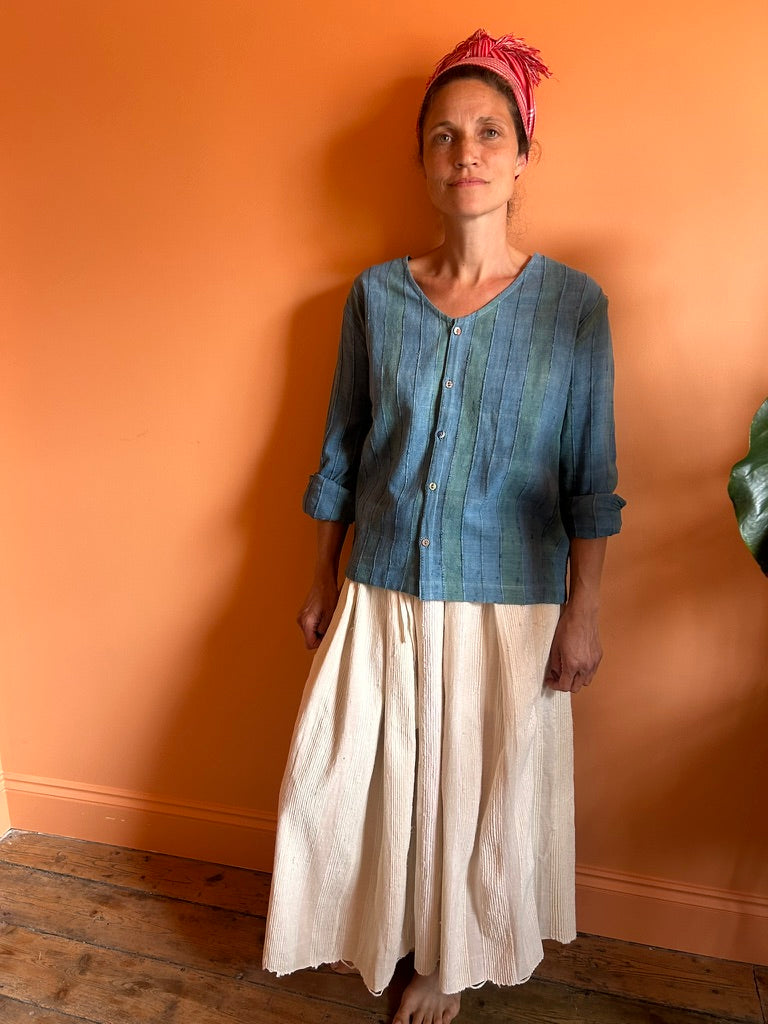 Iro Iro Drizzle Skirt / Ecru