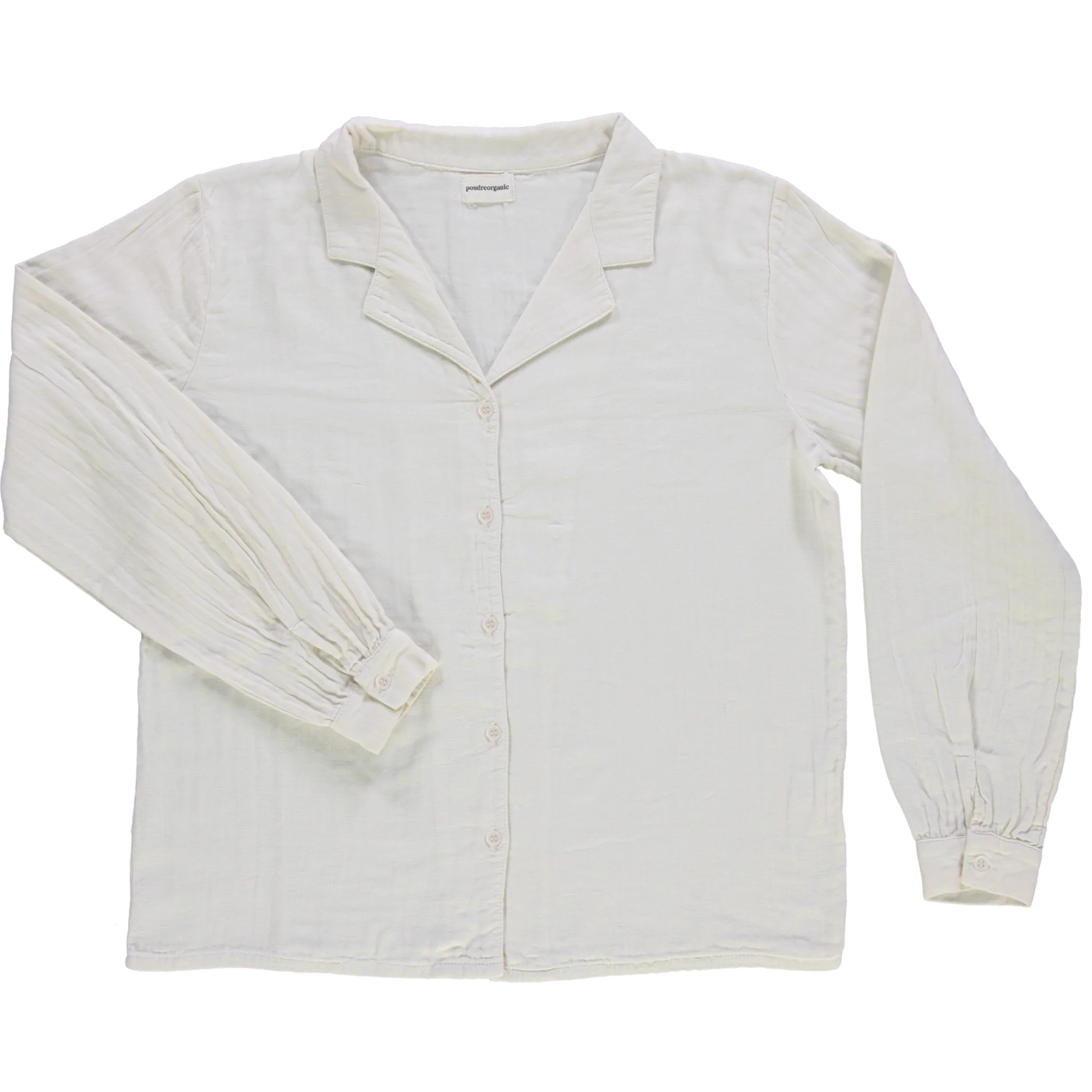 Poudre Organic Date Shirt / Egret