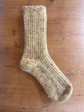 Roake Studio Merino Boot Socks / Mustard Fleck