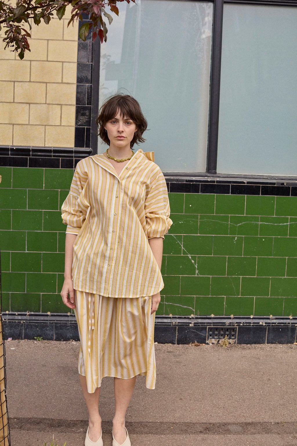 Studio Ren Painter's Shirt / Honey Stripe