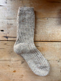 Roake Studio Merino Boot Socks / Beige Fleck