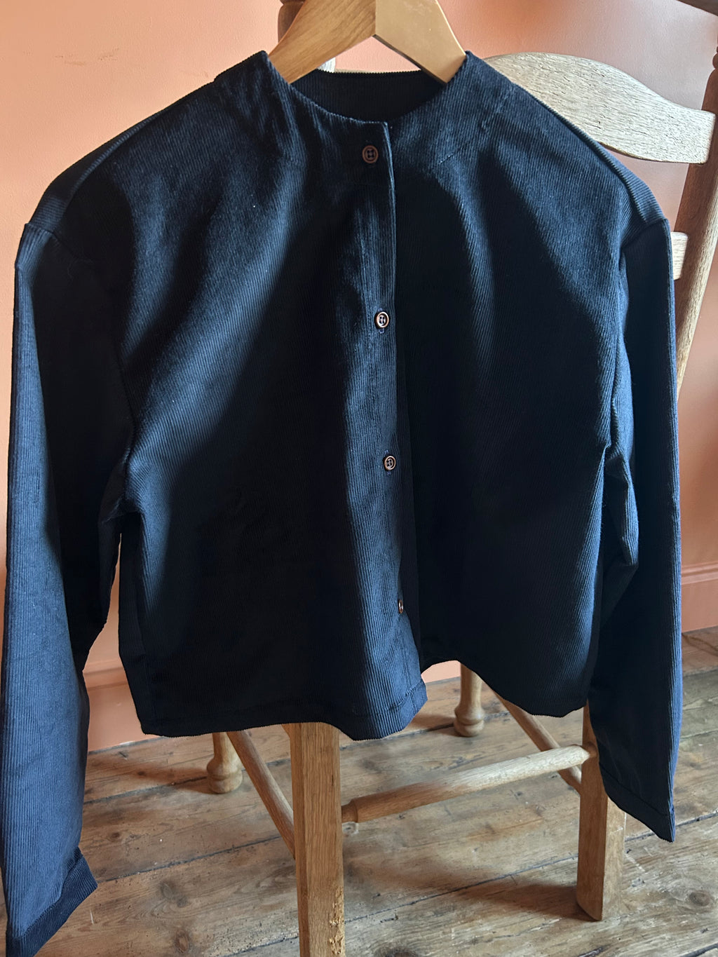 Kaely Russell Box Shirt / Navy Cord