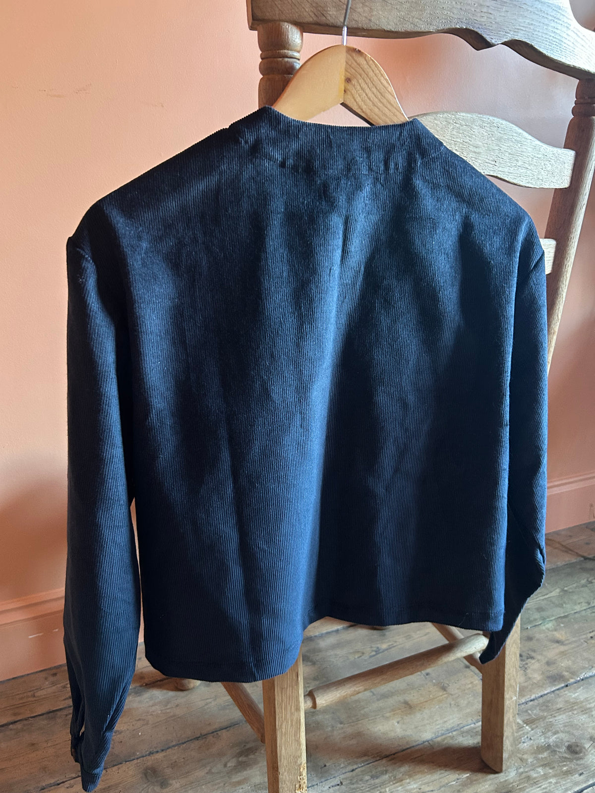 Kaely Russell Box Shirt / Navy Cord