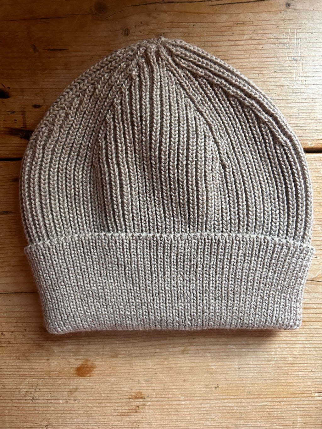 OMHU Tunø Merino Wool Beanie / Sand