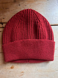 OMHU Tunø Merino Wool Beanie / Red