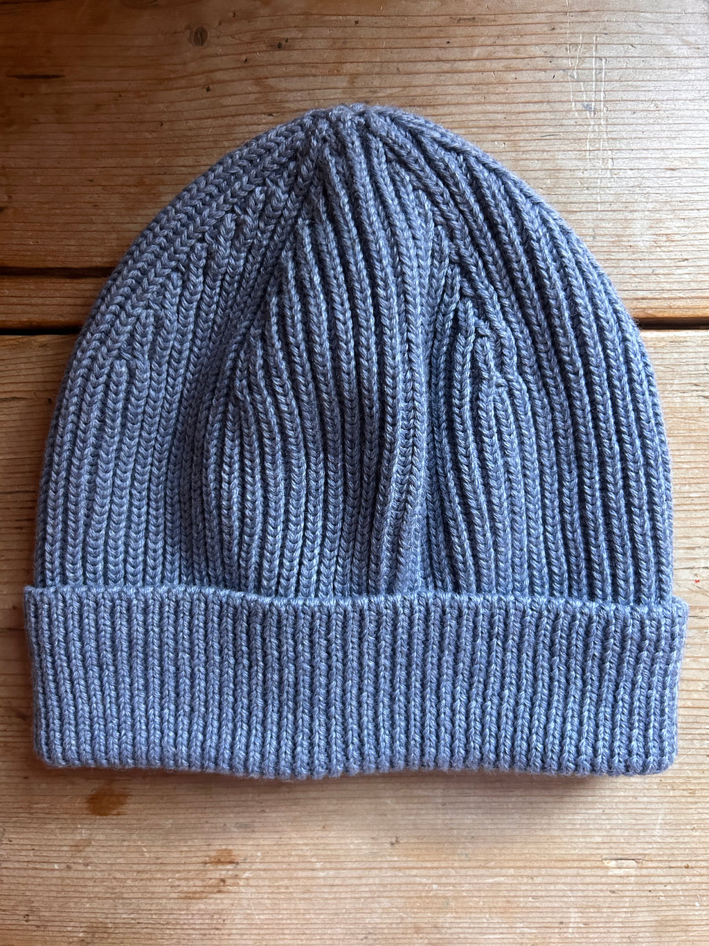 OMHU Tunø Merino Wool Beanie / Light Blue