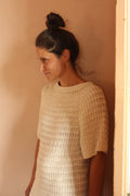 The Knotty Ones Hand Crocheted Vasara Dress / Sea Salt