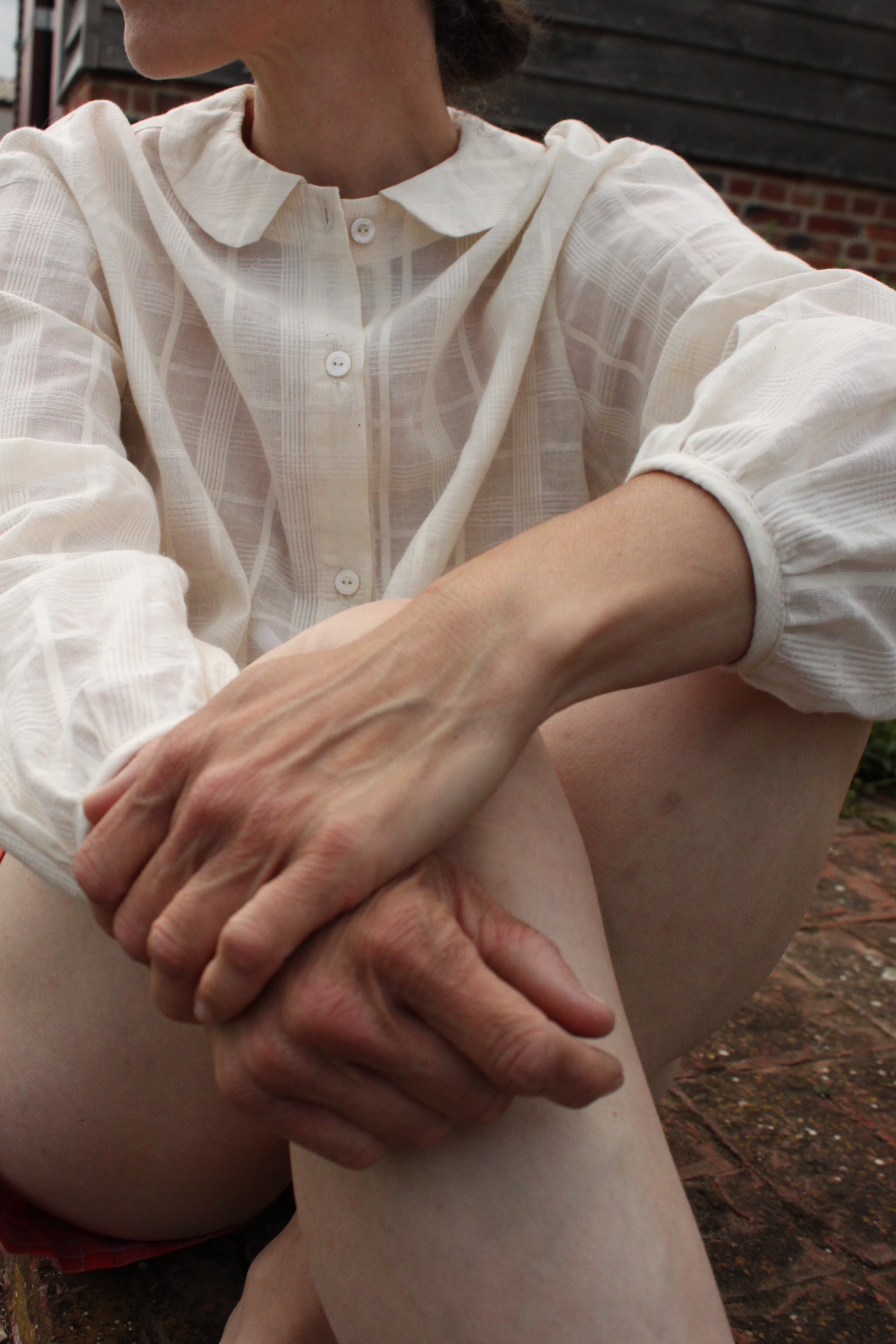 Kaely Russell Bloom Shirt / Vanilla Check