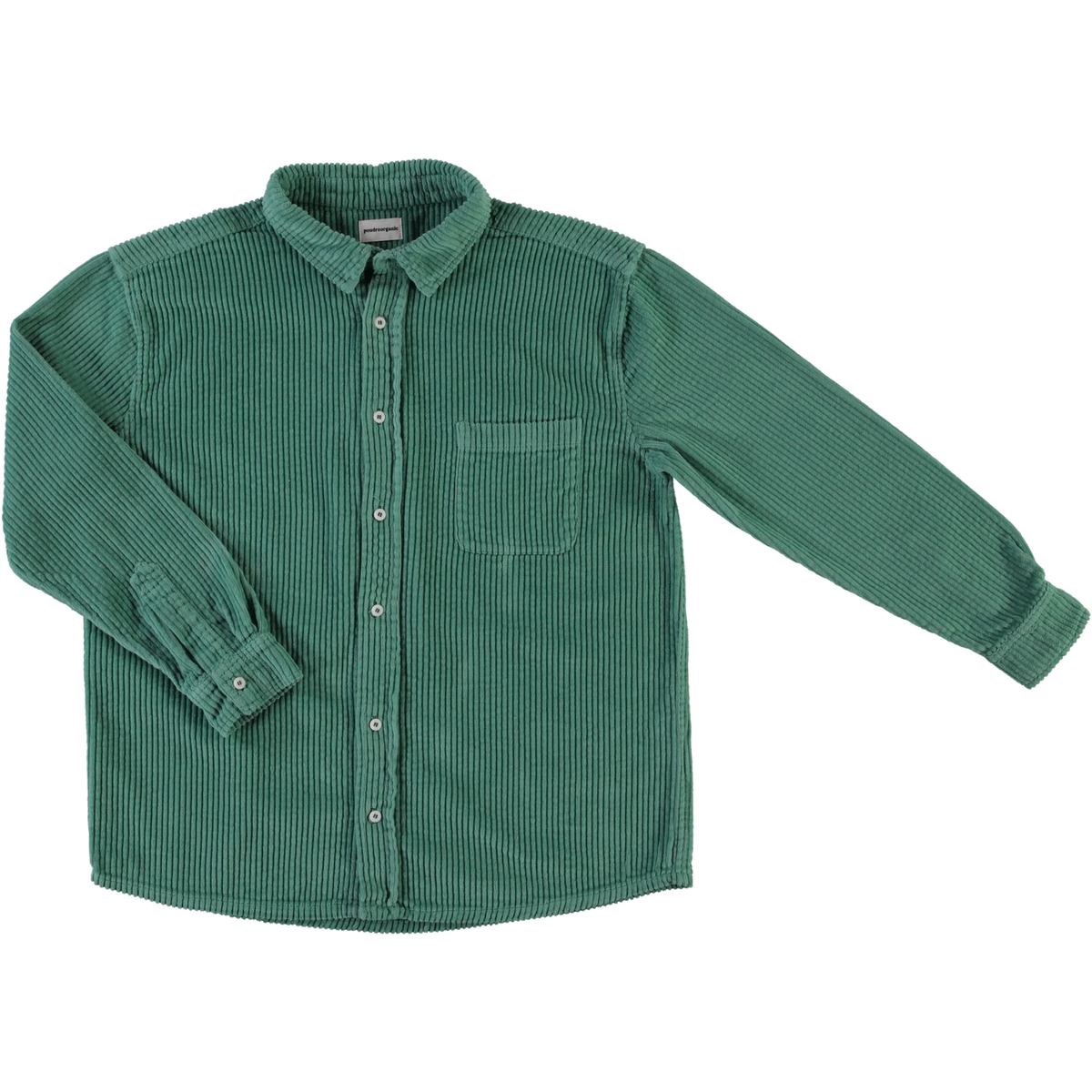 Poudre Organic Mens Lenhador Corduroy Shirt / Green