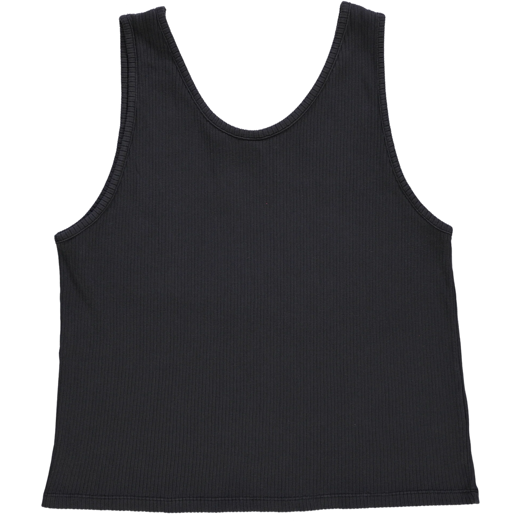 Poudre Organic Ribbed Chilli Tank Top / Pirate Black