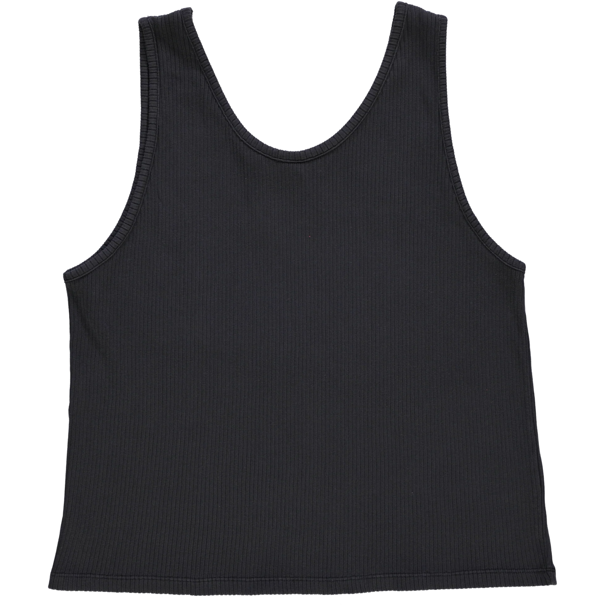 Poudre Organic Ribbed Chilli Tank Top / Pirate Black