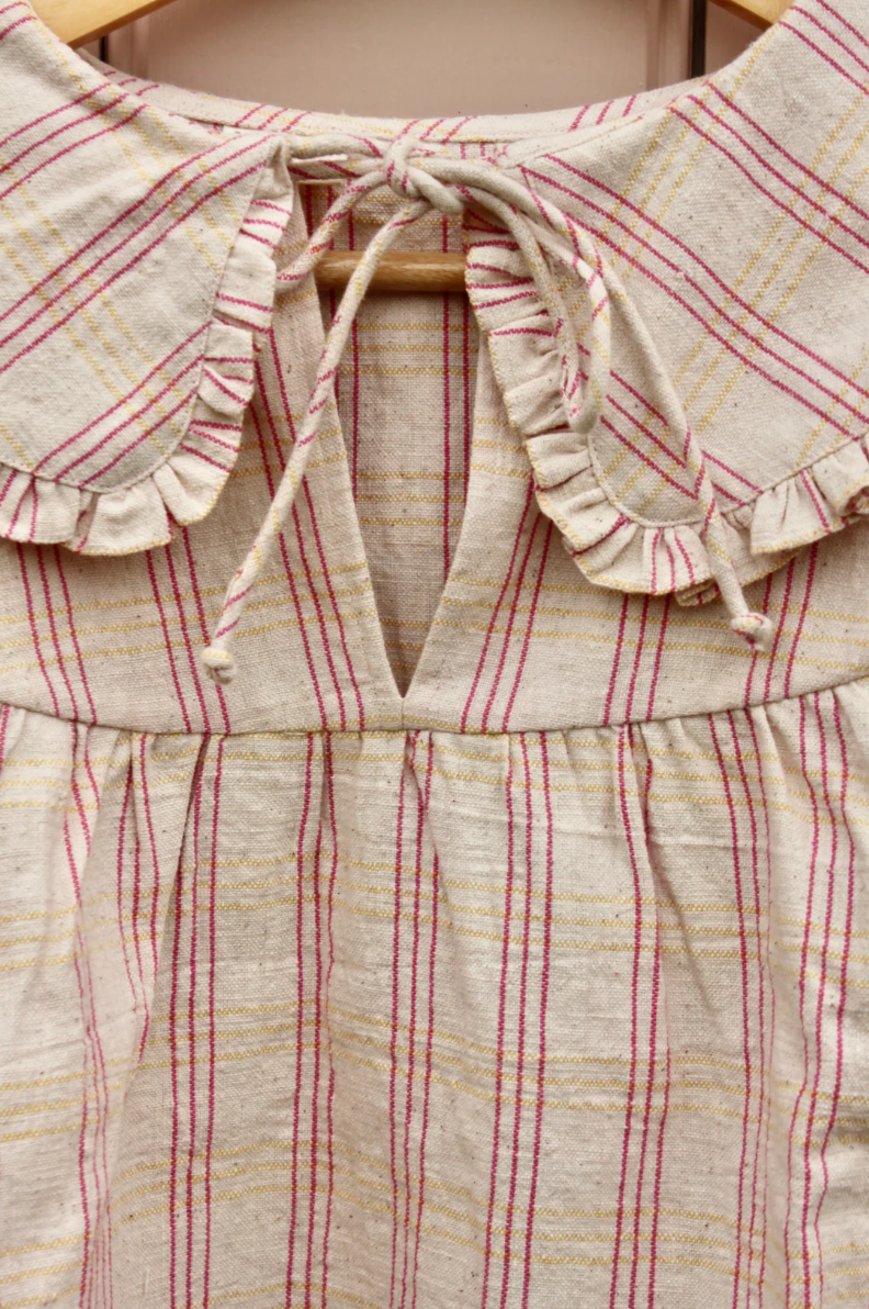 Nona Wear Luchia Smock / Pink over Yellow