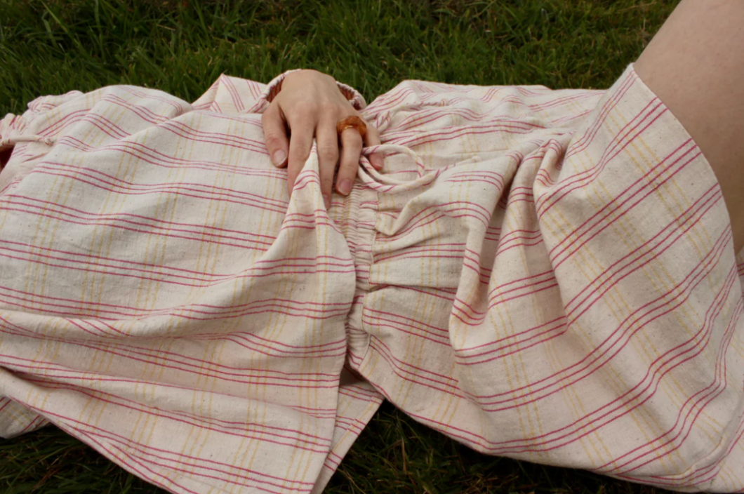 Nona Wear Luchia Smock / Pink over Yellow