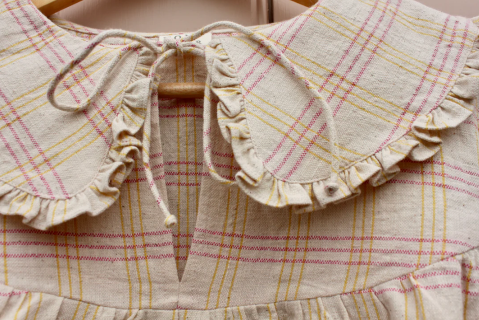 Nona Wear Luchia Smock / Yellow over Pink