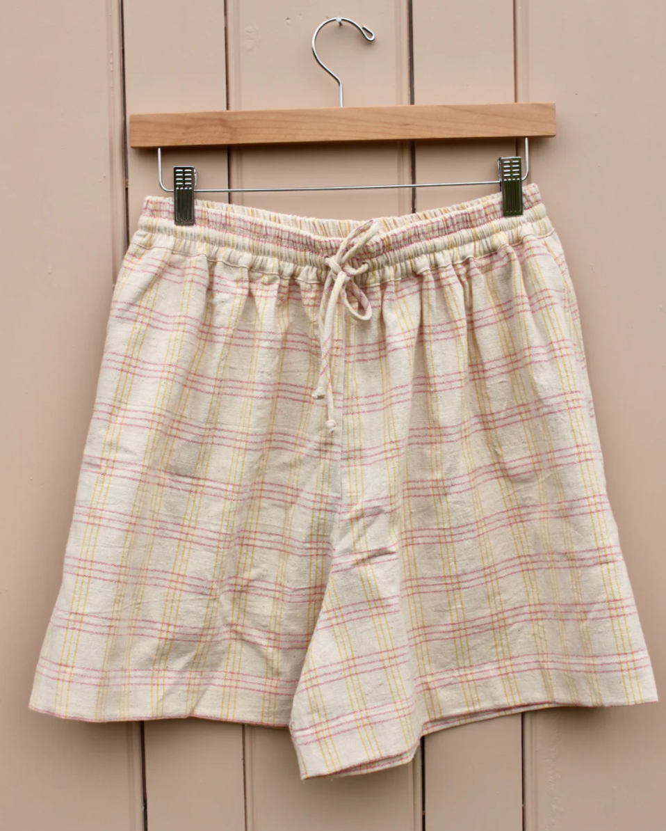 Nona Wear Luchia Shorts / Yellow over Pink