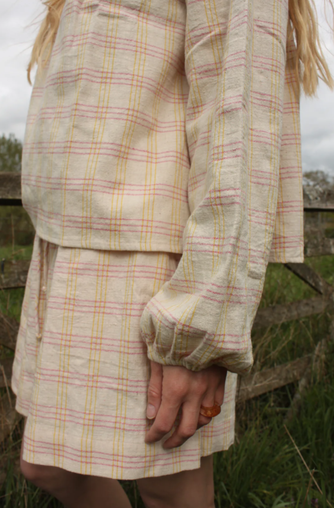 Nona Wear Luchia Shorts / Yellow over Pink