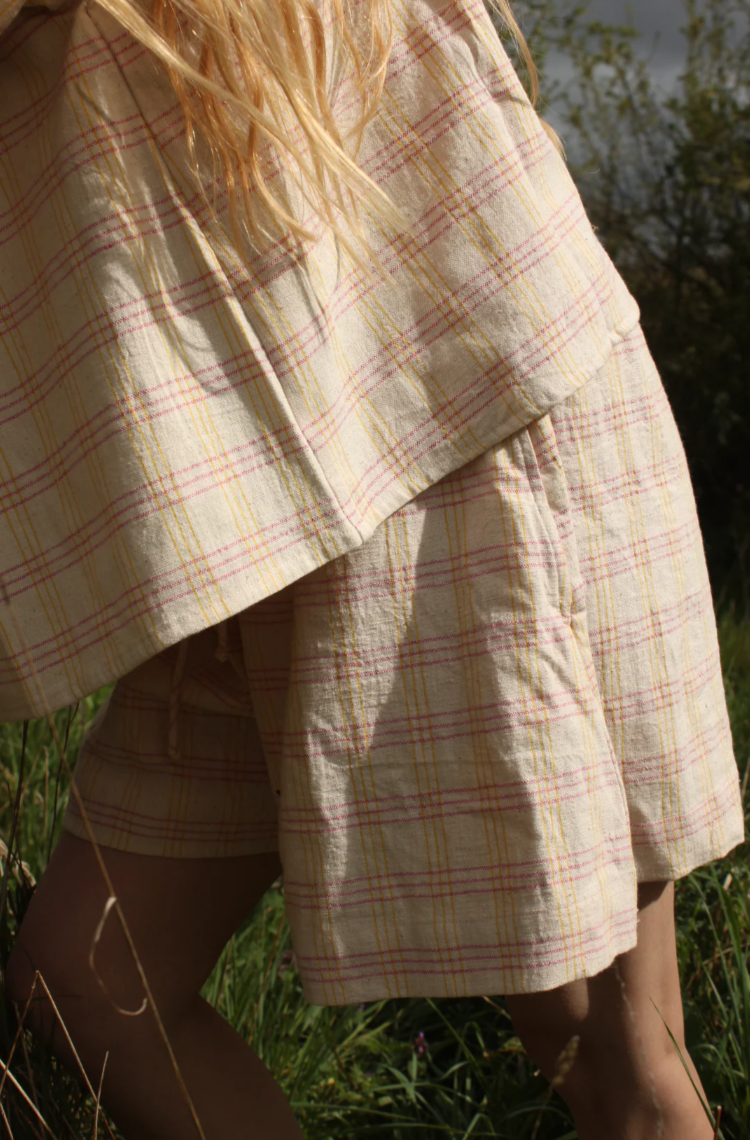 Nona Wear Luchia Shorts / Yellow over Pink