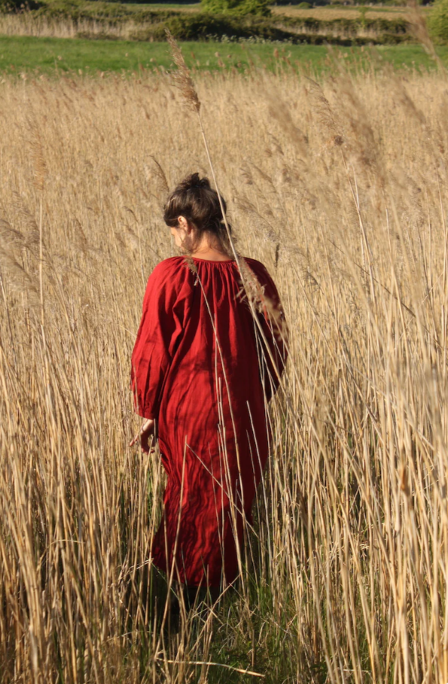 Nona Wear Grace Dress / Red Earth