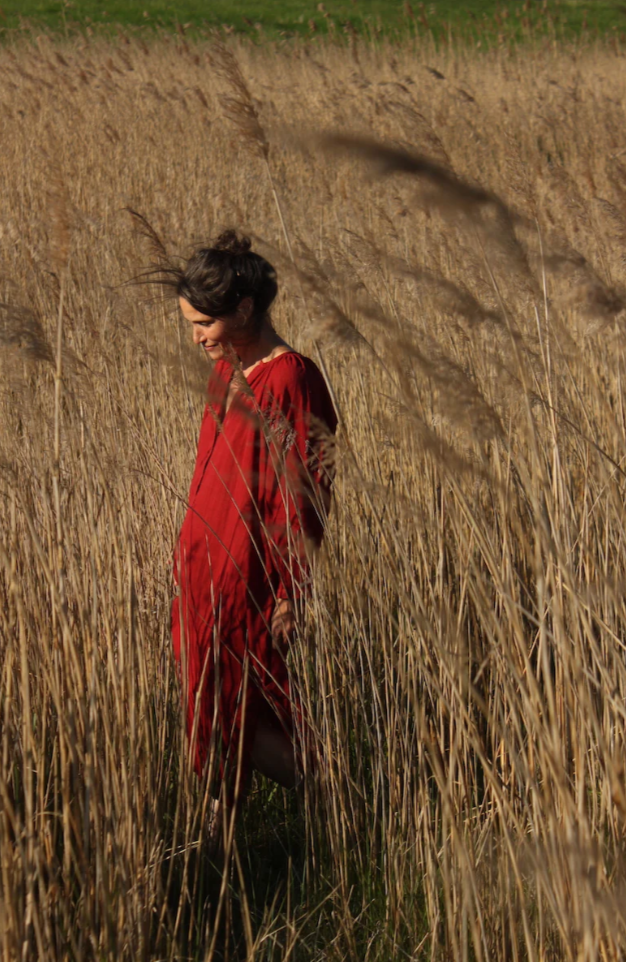 Nona Wear Grace Dress / Red Earth