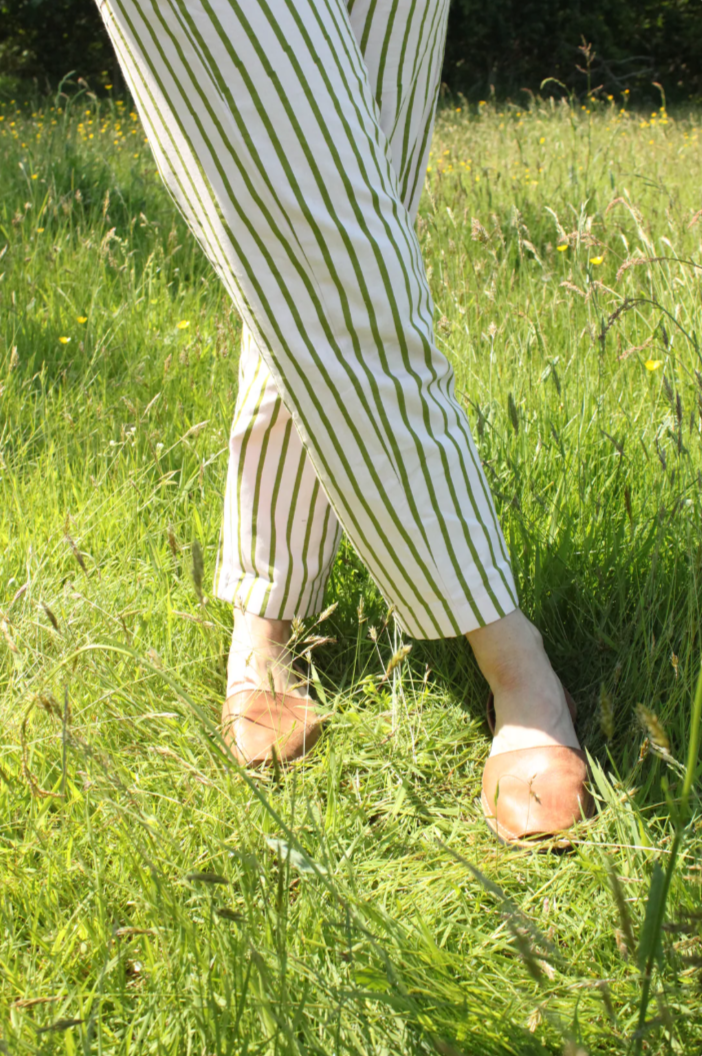 Nona Wear Estrella Pants / Pink & Green Stripe