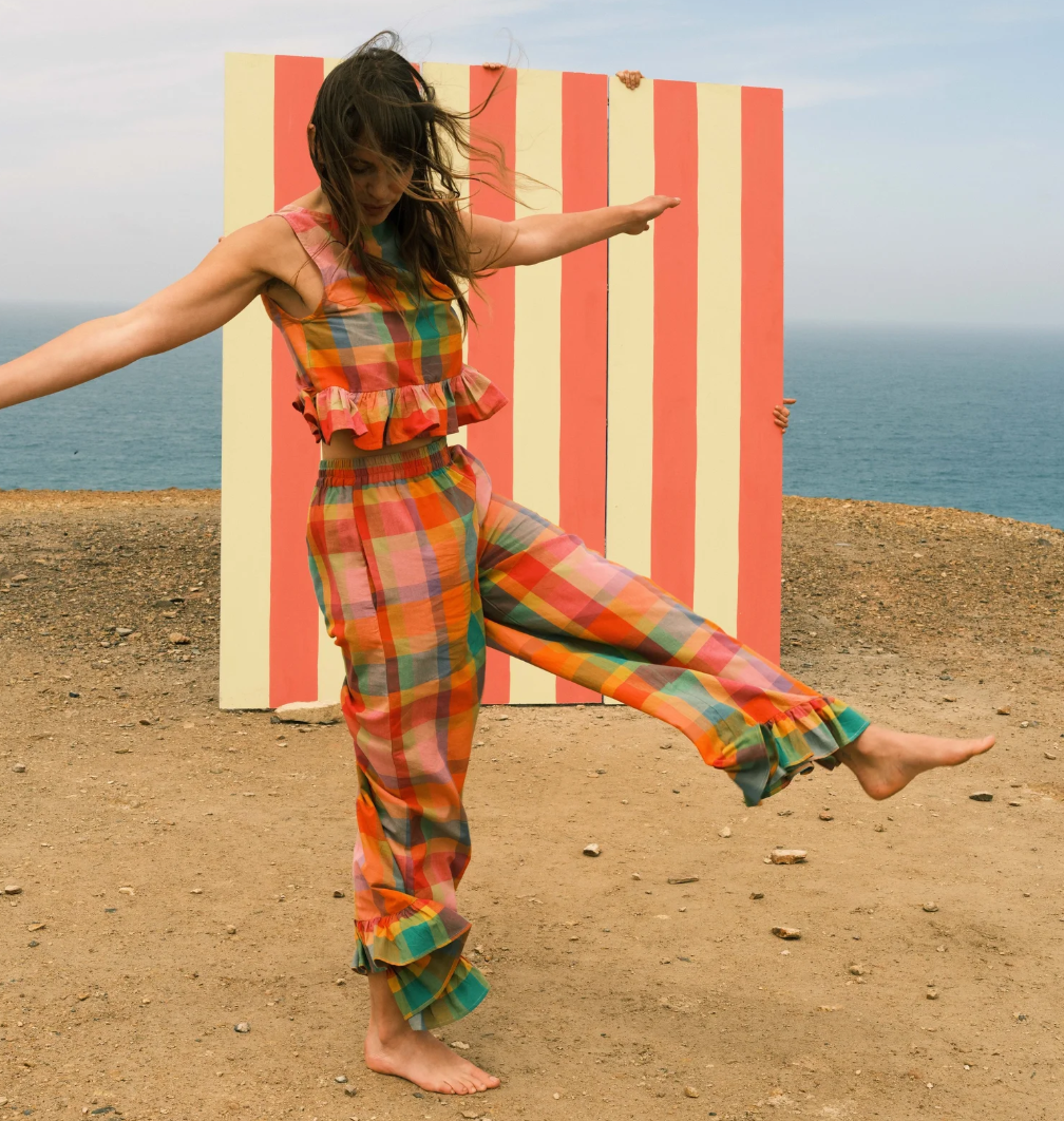 Mahika Kala - Suki Trousers / Sunset Check