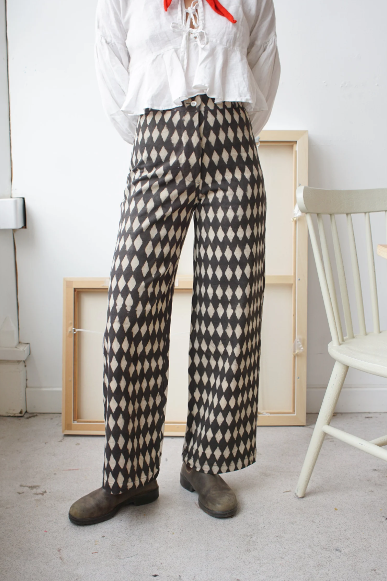 Mahika Kala Piper Iron Harlequin Trousers
