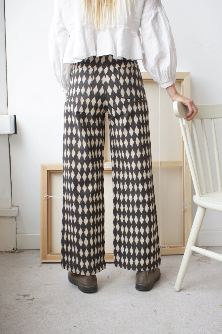 Mahika Kala Piper Iron Harlequin Trousers