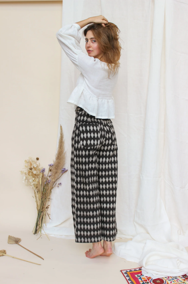 Mahika Kala Piper Iron Harlequin Trousers