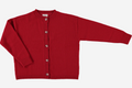 Poudre Organic Petal Woollen Cardigan / Red