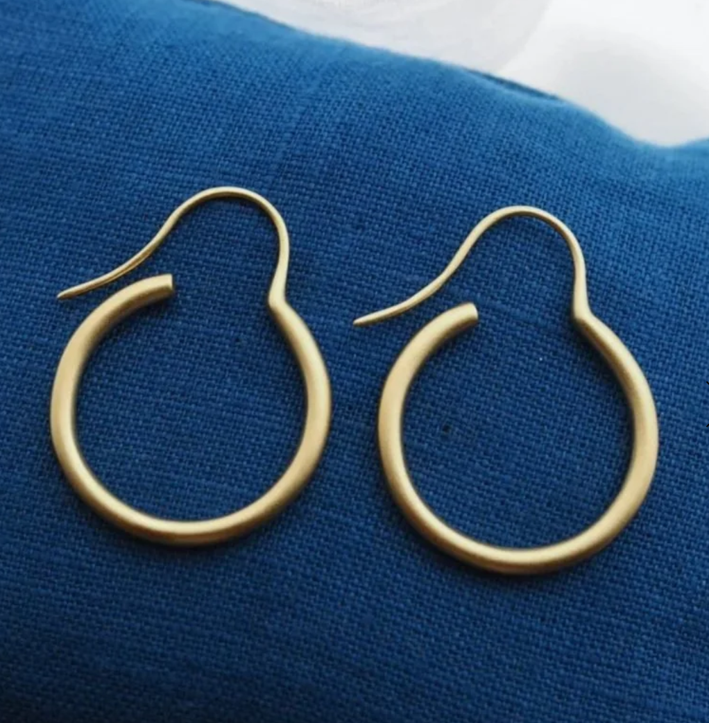 Roake Studio Nellie Gold Hoop Earrings
