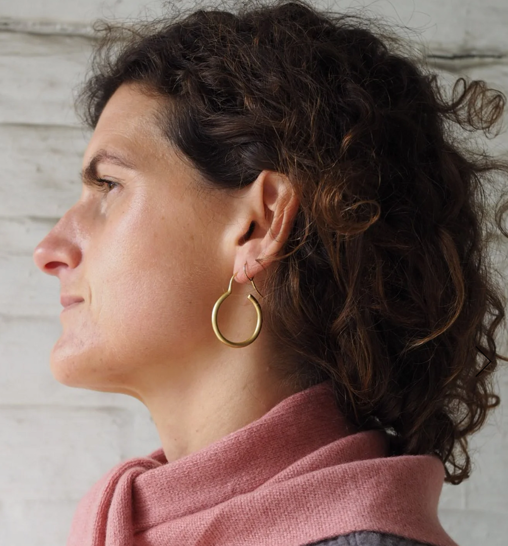 Roake Studio Nellie Gold Hoop Earrings