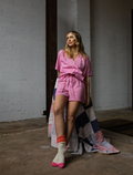 Martha Rose Buttercup Short Pyjama Set / Pink