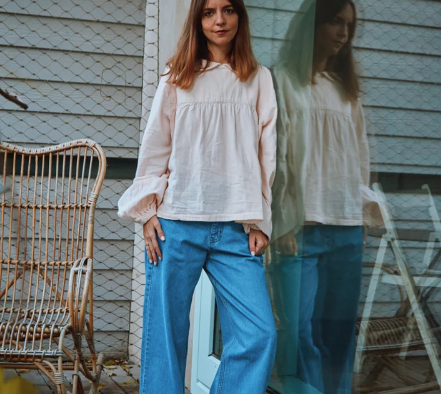 Poudre Organic Amsonia Blouse / Soft Pink