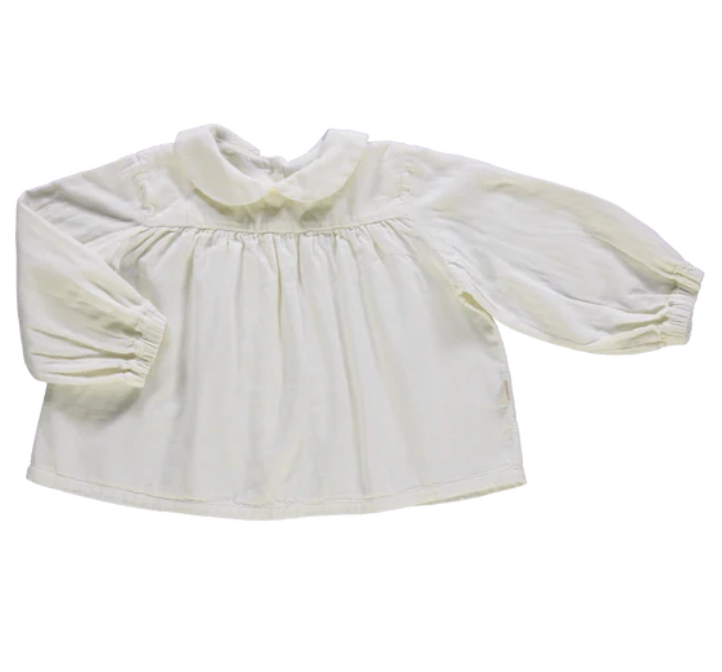 Poudre Organic Amsonia Blouse / Egret