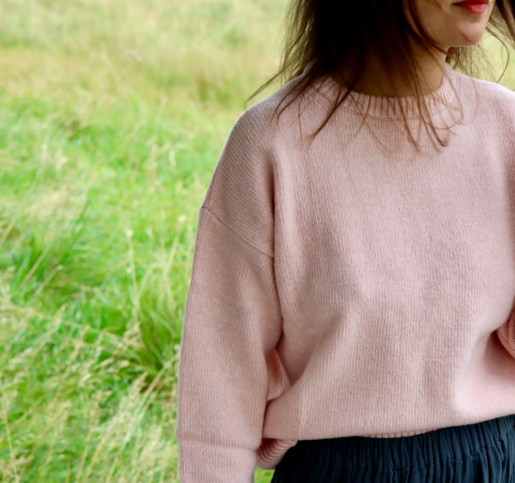 Poudre Organic Azalea Woollen Jumper / Soft Pink