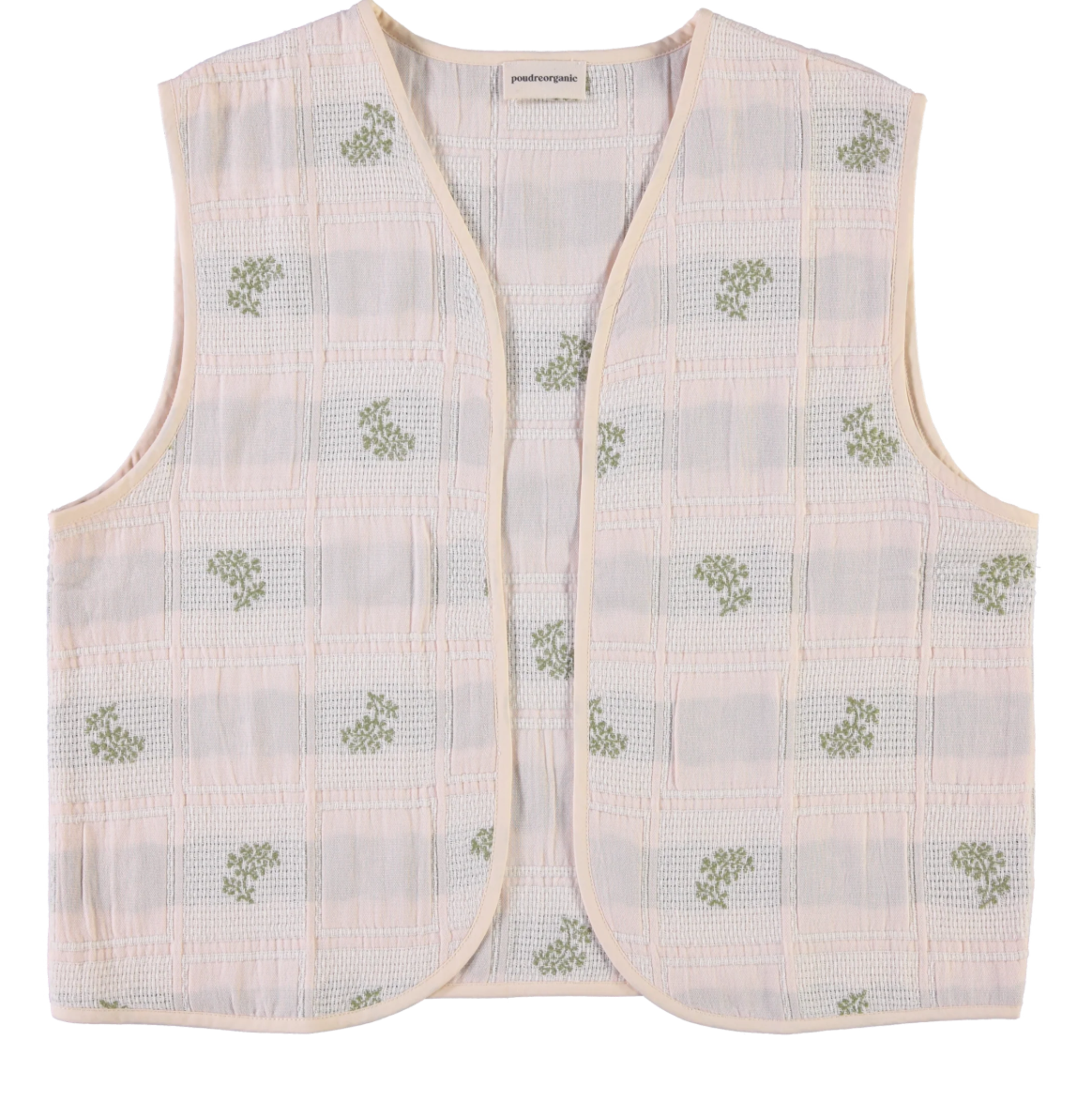 Poudre Organic Calypso Waistcoat / Olive Branch