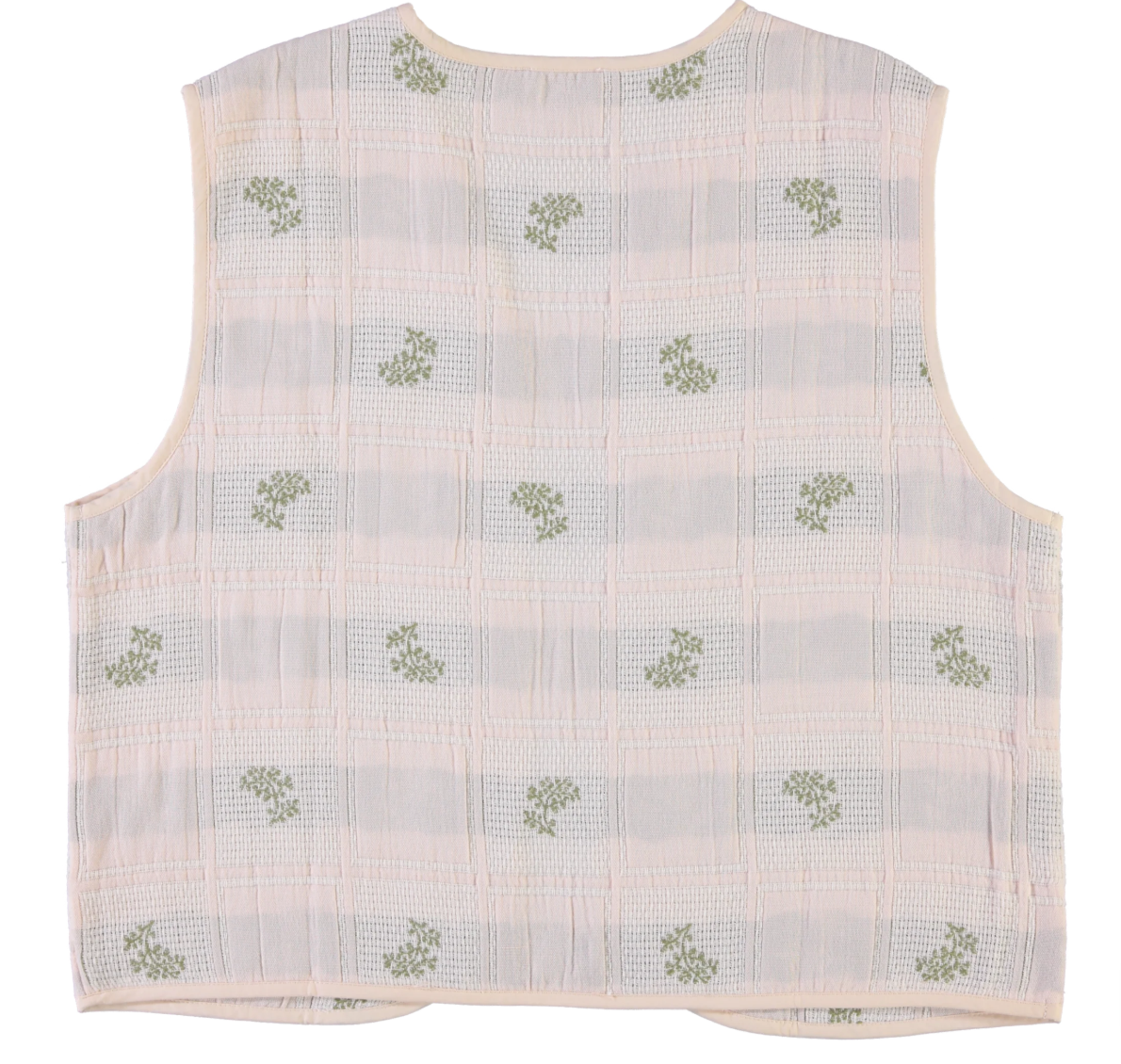 Poudre Organic Calypso Waistcoat / Olive Branch