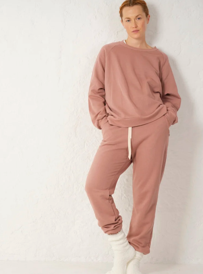Elliot Organics Joanie Sweat Top / Dusty Rose