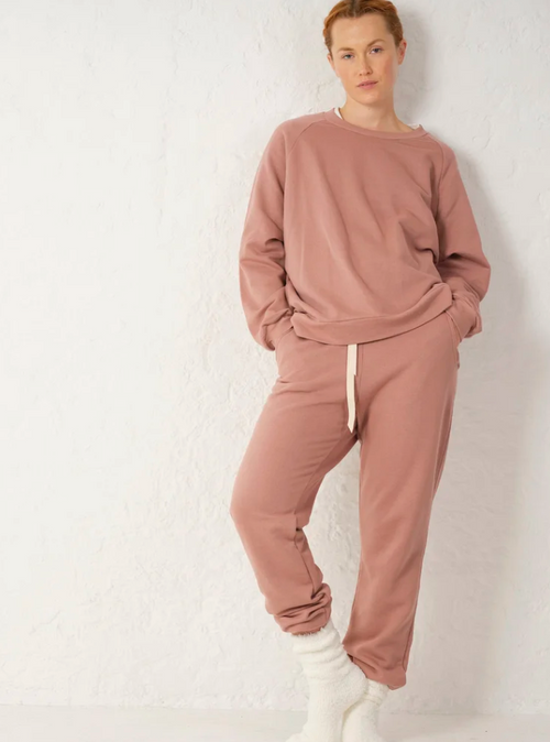 Elliot Organics Joanie Sweat Top / Dusty Rose