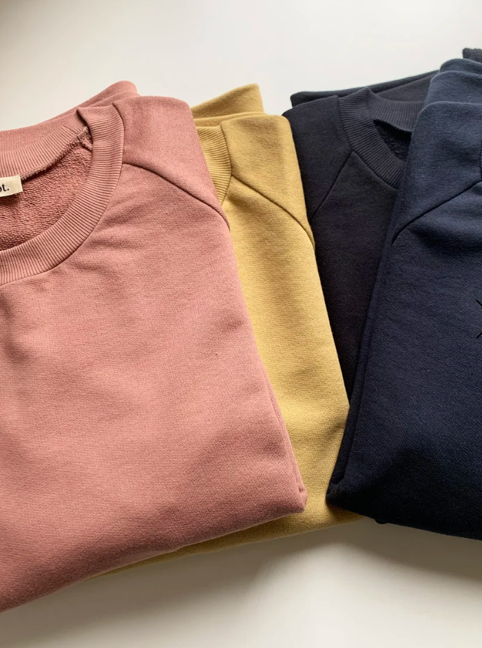 Elliot Organics Joanie Sweat Top / Dusty Rose