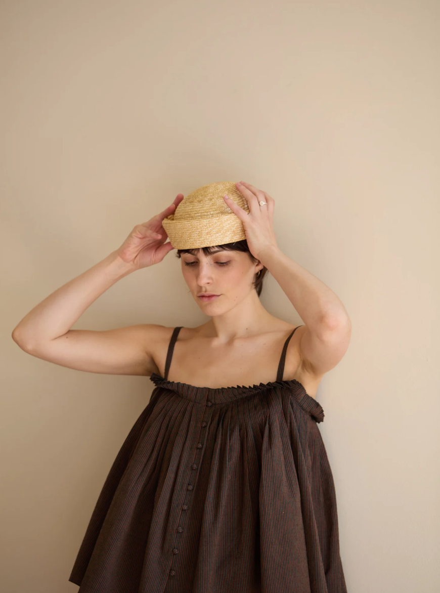 Studio Ren Nolan Cami / Orange/Grey Stripe