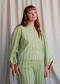 Mahika Kala Mabel Blouse / Sherbert Stripe