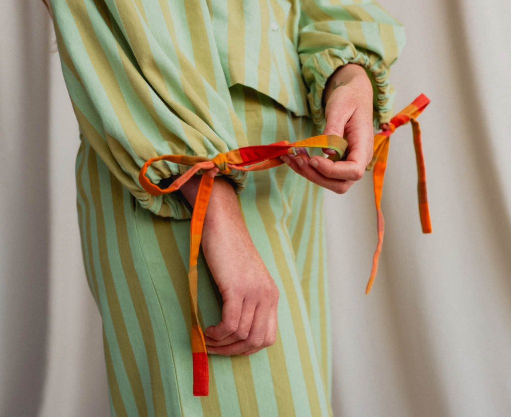 Mahika Kala Mabel Blouse / Sherbert Stripe