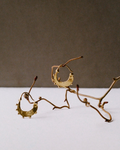 House of Aquila Gold Plated Brass Hoops