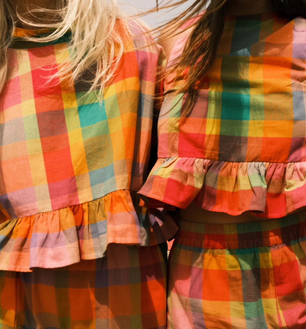 Mahika Kala Elma Smock / Sunset Check