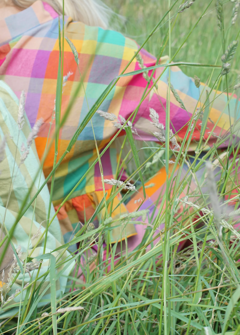 Mahika Kala Elma Smock / Sunset Check